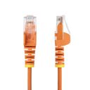StarTech.com 5m Orange Slim CAT6 Ethernet Cable, Snagless, 28AWG, LSZH CAT 5/5e/6 Ikke afskærmet parsnoet (UTP) 5m Patchkabel Orange – billede 2