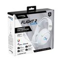 Alowwed----HyperX Flight 2 langattomat pelikuulokkeet, valkoinen – billede 2
