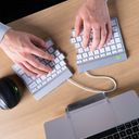 R-Go Ergonomic Keyboard Split break Tastatur Saks Trådløs Tysk – billede 8