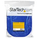 StarTech.com 100ft Hook and Loop Roll, Cut-to-Size Reusable Cable Ties, Bulk Industrial Wire Fastener Tape / Adjustable Fabric Wraps Blue / Resuable Self Gripping Cable Management Straps - Adjustable Loop Ties (HKLP100BL) 30.48m Blå – billede 4