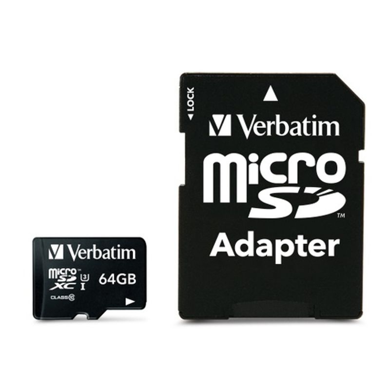 Verbatim PRO microSDXC 64GB 90MB/s
