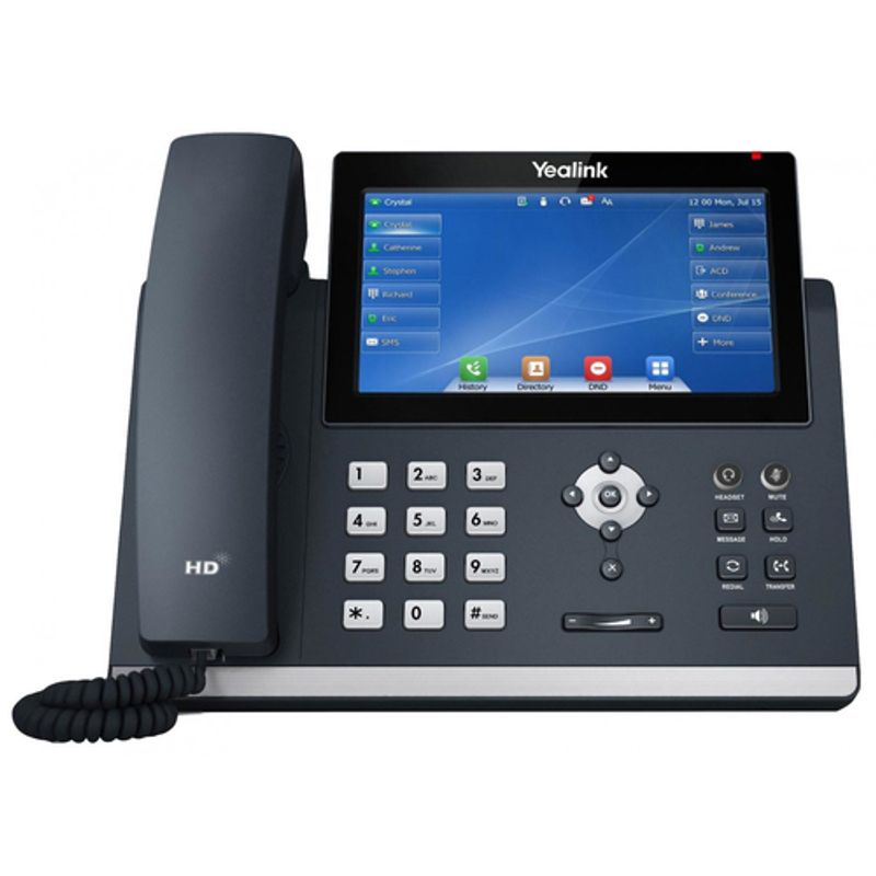 Yealink SIP-T48U VoIP-telefon Klassisk grå