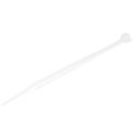 StarTech.com 10cm(4) Cable Ties, 2mm(1/16) wide, 22mm(7/8) Bundle Diameter, 8kg(18lb) Tensile Strength, Nylon Self Locking Zip Ties with Curved Tip, 94V-2/UL Listed, 100 Pack, White - Nylon 66 Plastic - TAA (CBMZT4N) 10.16cm Hvid – billede 1