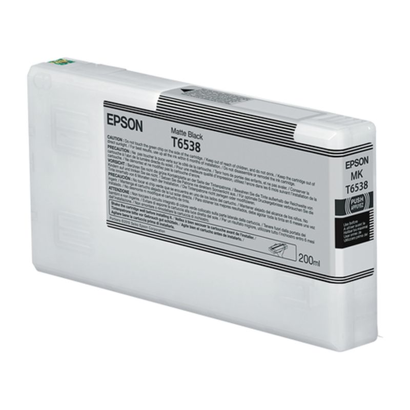 Epson T6538 Mat sort Blæk