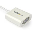 StarTech.com USB-C to VGA Adapter - White - 1080p - Video Converter For Your MacBook Pro / Projector / VGA Display (CDP2VGAW) USB / VGA adapter 17.5m Hvid – billede 3