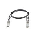 StarTech.com MSA Uncoded Compatible 1m 10G SFP to SFP Direct Attach Cable - 10 GbE SFP Copper DAC 10 Gbps Low Power Passive Twinax Dobbelt-axial 1m 10GBase-kabel til direkte påsætning Sort – billede 2