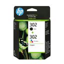 HP 302 2-pack Black/Tri-colour Original s Sort, Cyan, Magenta, Gul 170 sider Blæk – billede 1