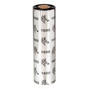 Zebra 1600 Wax Print-bånd Sort 01600BK11045 – billede 1