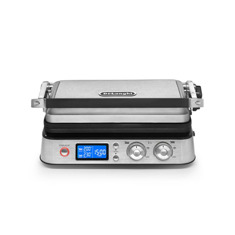 De'Longhi Livenza Vaffelmaskine/grill/stegeplade Sølv