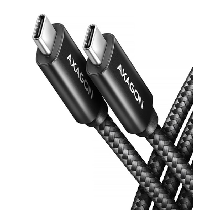 AXAGON USB4 Gen3x2 USB Type-C kabel 1m Sort