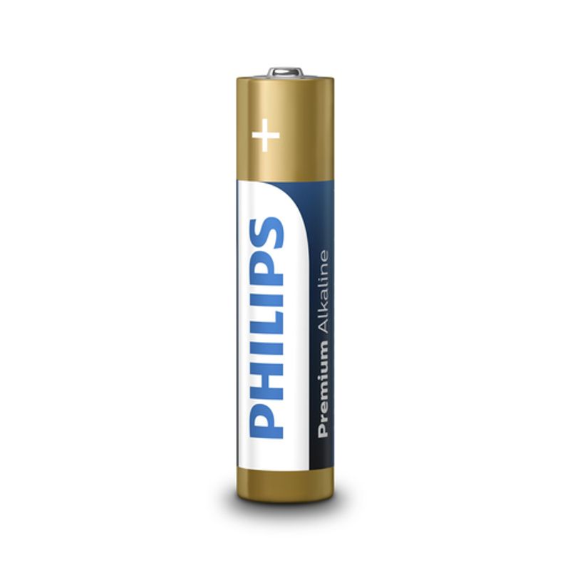 Philips Premium Alkaline LR03M4B/10 Standardbatterier 4 stk