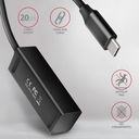 Axagon HUE-M1C interface hub USB 3.2 Gen 1 (3.1 Gen 1) Type-C 5000 Mbit/s Sort – billede 4