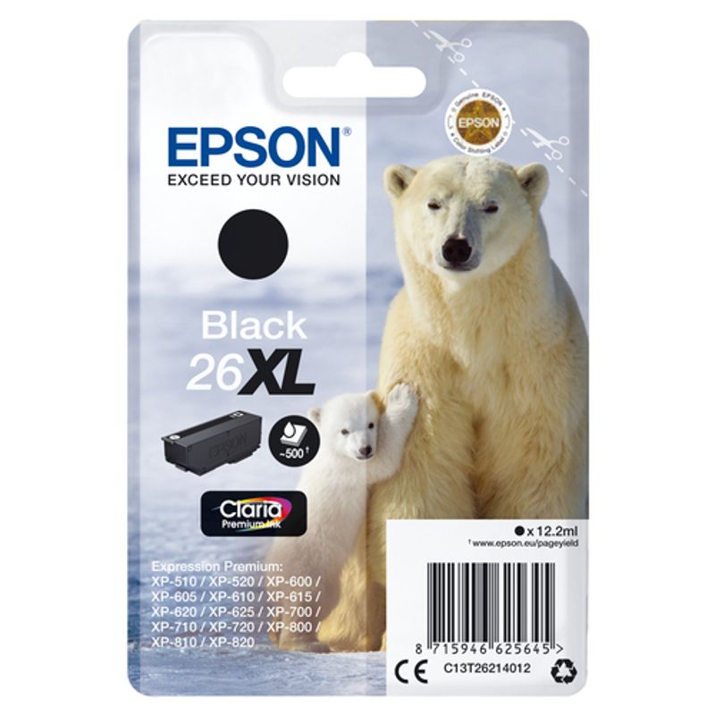 Epson 26XL Sort