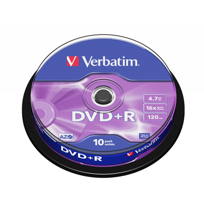 Verbatim DataLife 10x DVD+R 4.7GB
