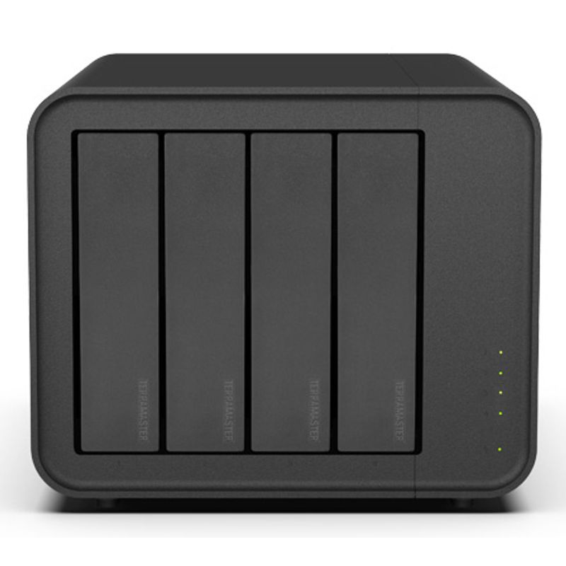 TerraMaster F4-424 PRO NAS & lagringsserver Desktop Intel® Core™ i3 i3-N305 32 GB DDR5 Sort