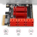 Axagon PCES-SA6 interface-kort/adapter Intern SATA – billede 4