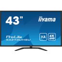 iiyama ProLite X4373UHSU-B1 43 VA 3840 x 2160 (4K) HDMI DisplayPort Mini DisplayPort 60Hz – billede 2