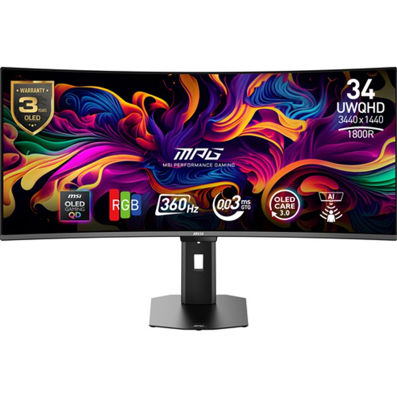 MSI MPG 341CQRDE QD-OLED X36 Gaming Monitor