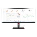 Lenovo ThinkVision T34w-30 34 VA 3440 x 1440 (UltraWide) HDMI DisplayPort USB-C – billede 2