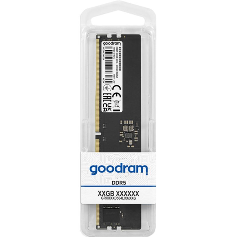 GOODRAM DDR5 SDRAM 16GB CL40 On-die ECC DIMM 288-PIN