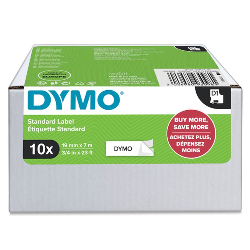 DYMO D1 Standard Mærkatpatron 7 x 19 mm 1rulle(r) 2093098