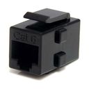 StarTech.com Cat 6 RJ45 Keystone Jack Network Coupler - F/F (C6KEYCOUPLER) CAT 6 Netværkskobling Sort – billede 1