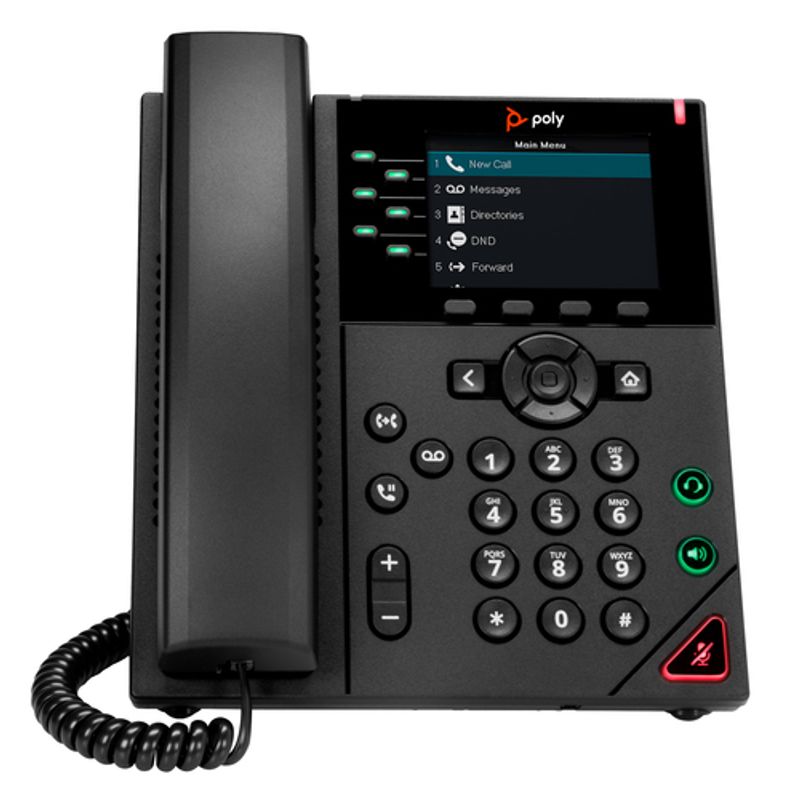 Poly VVX 350 VoIP-telefon Sort