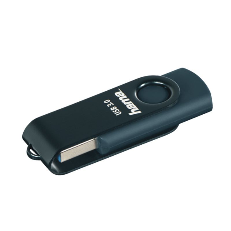 Hama Rotate USB-nøgle 128 GB USB Type-A Blå