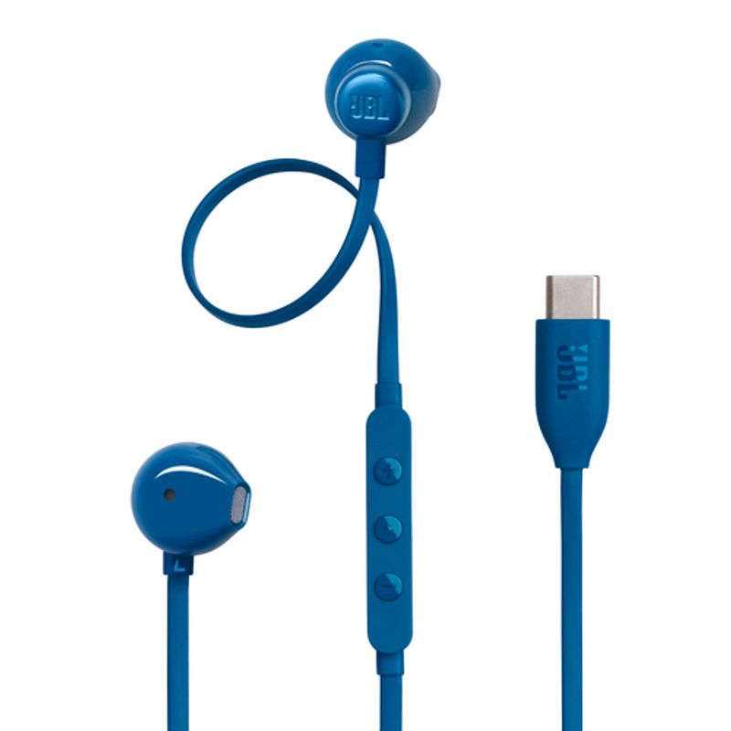 JBL TUNE 305C Kablet Earbuds Blå