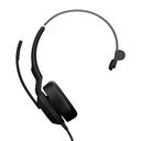 Jabra Evolve2 50 MS Mono Kablet Høretelefoner Sort – billede 1