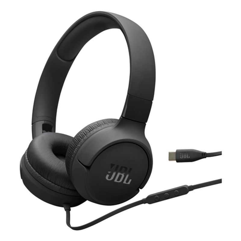JBL Tune 520C USB-C Kablet Hovedtelefoner Sort