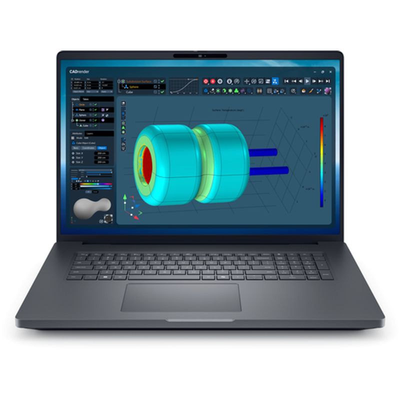 DELL Pro Max 18 Plus Intel Core Ultra 7 265HX 45,72cm 18Zoll QHD+ 32GB 1TB SSD RTX PRO 2000 noAC noPCORD WLAN W11P 3Y Basic Onsite