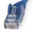 StarTech.com 15m LSZH CAT6 Cable, 10 Snagless RJ45 100W Network Patch Cord Strain Relief, CAT 6 10GbE UTP, Blue, Individually Tested/ETL, Low Smoke Zero Halogen - Category 6 - 24AWG (N6LPATCH15MBL) CAT 6 Ikke afskærmet parsnoet (UTP) 15m Patchkabel Blå – billede 2