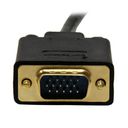 StarTech.com 10 ft Mini DisplayPort to VGA Adapter Cable - mDP to VGA Video Converter - Mini DP to VGA Cable for Mac/PC 1920x1200 - Black (MDP2VGAMM10B) Video transformer – billede 5