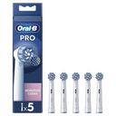 Oral-B Aufsteckbürsten Pro Sensitive Clean 5-Pack Weiss – billede 1