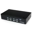 StarTech.com 4 Port Professional VGA USB KVM Hub - 1U Rack-mountable KVM (SV431USB) KVM switch Desktop – billede 1