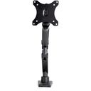 StarTech.com Desk Mount Monitor Arm with 2x USB 3.0 ports, Slim Full Motion Adjustable Single Monitor VESA Mount up to 17.6lbs (8kg) Display, Ergonomic Articulating Arm, Desk Clamp/Grommet - One-touch Adjustment (ARMSLIM2USB3) Monteringssæt LCD-display/ku – billede 5