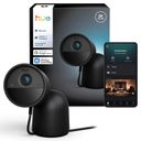 Philips Hue Secure kabelgebundene Kamera mit Standfuß 2K-Videoauflösung schwarz – billede 3