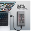 Axagon EEM2-20GD drev dockingstation USB 3.2 Gen 2 (3.1 Gen 2) Type-C Sort, Grå – billede 7