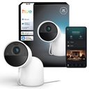 Philips Hue Secure kabelgebundene Kamera mit Standfuß 2K-Videoauflösung weiß – billede 4