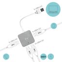 i-Tec USB 3.0 Metal Passive HUB Hub 4 porte USB – billede 3