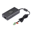StarTech.com 160W Universal DC Power Adapter (24V/6.6A), 2-Wire Cord and 2/3-Pin Terminal Blocks, 100-240V AC/DC External Power Supply for Industrial USB Hubs, NA/UK/EU/ANZ Cords - 4ft/1.2m DC Power Cord (160W-POWER-ADAPTER) 158.4Watt – billede 4