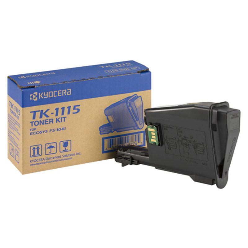 Kyocera TK 1115 Sort 1600 sider Toner 1T02M50NLV
