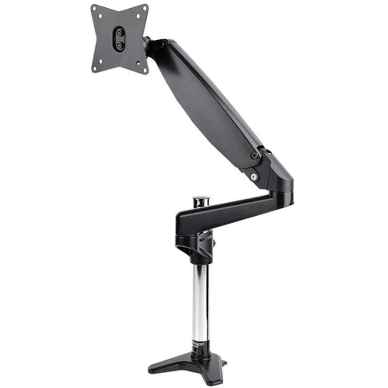 StarTech.com Desk Mount Monitor Arm for Single VESA Display up to 32 or 49 Ultrawide 8kg/17.6lb, Full Motion Articulating & Height Adjustable w/ Cable Management, C-Clamp, Grommet Mount - Single Monitor Arm Monteringssæt Monitor 32-49