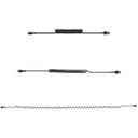 StarTech.com 1m (3ft) USB to Lightning Cable, MFi Certified, Coiled iPhone Charger Cable, Black, Durable and Flexible TPE Jacket Aramid Fiber, Heavy Duty Coil Charging Cable - Rugged USB Lightning Cable Lightning-kabel 1m Sort – billede 4