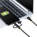 StarTech.com 3.3ft USB Multi Charging Cable, Lightning/Micro-USB/Type-C USB-kabelkit 1m Sort – billede 8