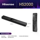 Hisense HS2000 2.1-kanal Soundbarsystem Sort – billede 2