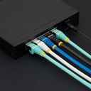 StarTech.com 7m CAT6a Cable - Aqua - Low Smoke Zero Halogen (LSZH) - 10GbE 500MHz 100W ++ Snagless RJ-45 w/Strain Reliefs S/FTP Network Patch Cord CAT 6a S/FTP 7m Patchkabel Akvamarin – billede 5