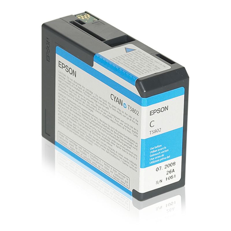 Epson T5802 Cyan Blæk C13T580200