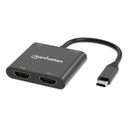 Manhattan 154321 USB-C -> HDMI 0,15m – billede 1